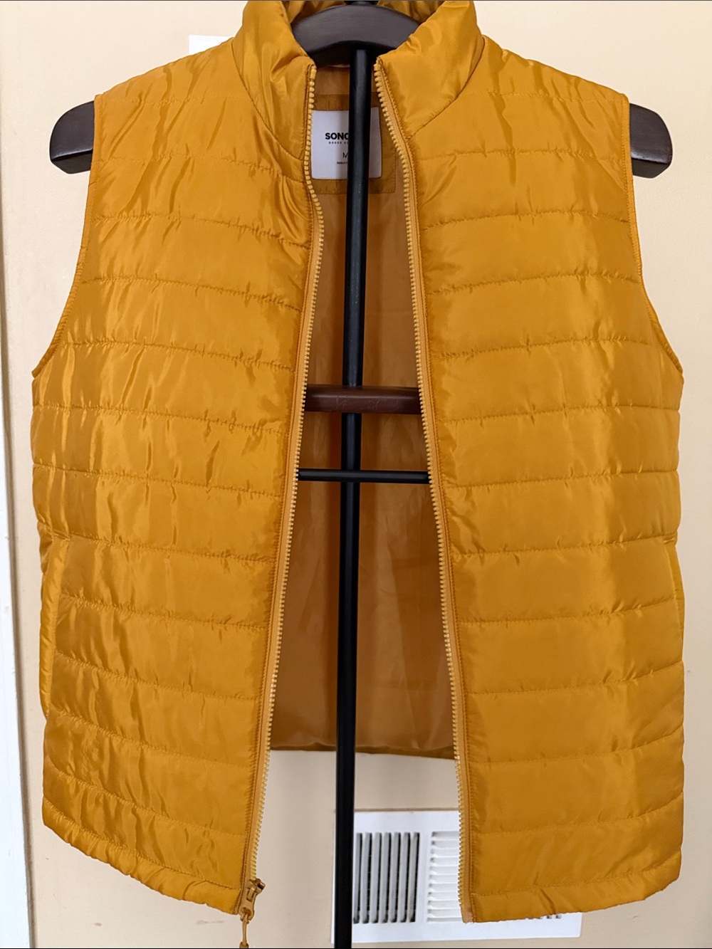 Sonoma Quilted Puffer Vest - Mustard